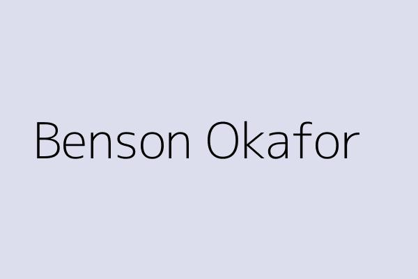 Benson Okafor